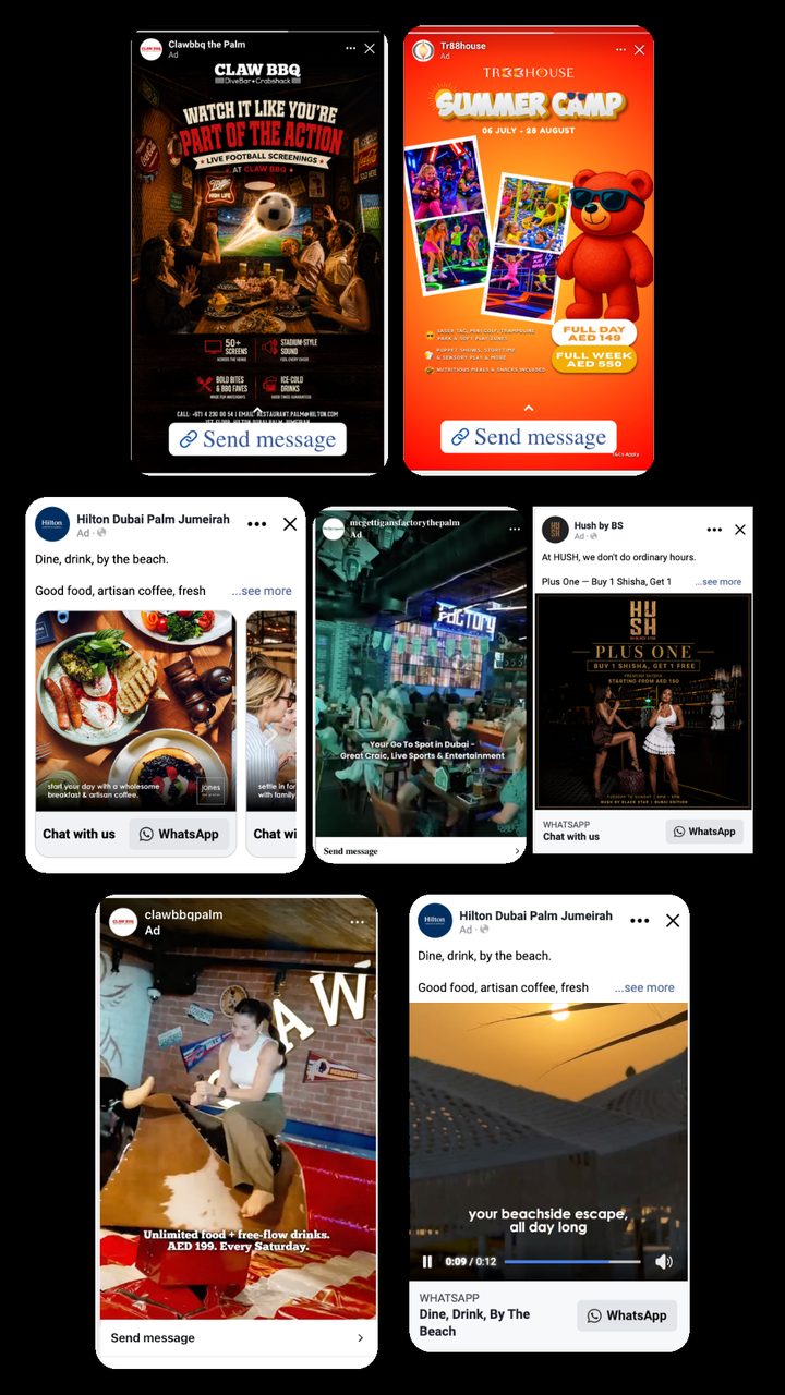 Advertising campaigns portfolio